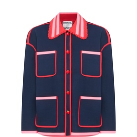 Kokorico Contrast-Trim Cardigan