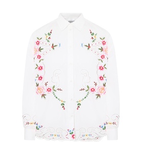 Jayme Floral Embroidered Shirt