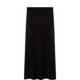 Cashmere Flared Skirt