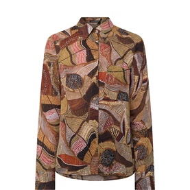 Leaf Print Shirt