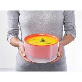 M-Cuisine Microwave Cool-Touch Bowl Large 2L Orange
