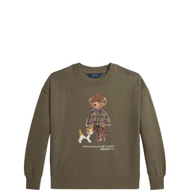 Polo Bear Logo Fleece Sweatshirt