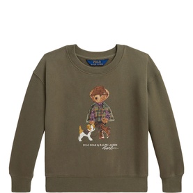 Polo Bear Logo Fleece Sweatshirt