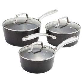 Rocktanium Non-Stick Three-Piece Saucepan Set