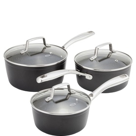 Rocktanium Non-Stick Three-Piece Saucepan Set