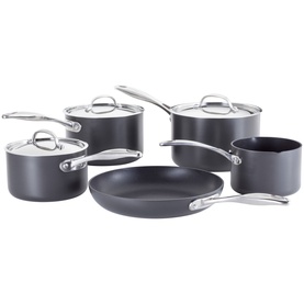 Hard Anodised Non-Stick Five-Piece Cookware Set