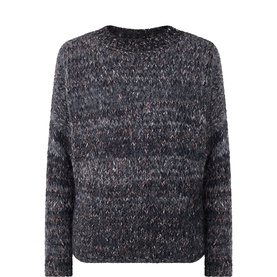 Speckled Chunky-Knit Sweater