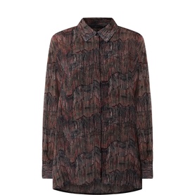Printed Long-Length Shirt