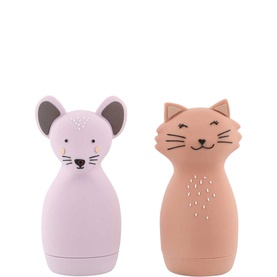 Mrs. Cat & Mrs. Mouse Squeezy Animal Bath Toys
