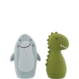 Mr. Shark & Mr. Dino Splashing Animals Bath Toy