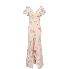 Amina Floral Flared Dress