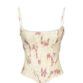Cadie Floral Corset Top
