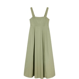Strappy Pocket Flared Dress