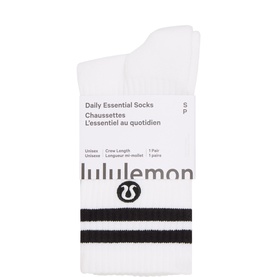 Daily Essential Stripe Crew Socks