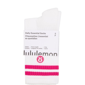 Daily Essential Stripe Crew Socks