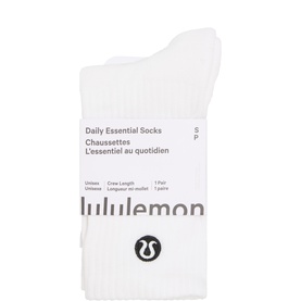 Daily Essential Stripe Crew Socks