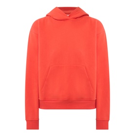Lululemon Cherry Ember hoodie sweatshirt with kangaroo pocket, ribbed cuffs and hem, relaxed fit