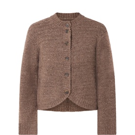 Ceylan Scalloped Hem Cardigan