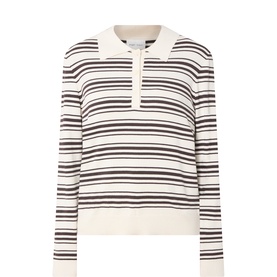 Channan Striped Polo Sweater