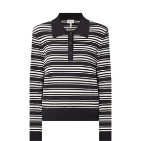 Channan Striped Polo Sweater