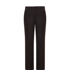 Part Two trousers in Mole Melange, straight-leg cut with a flat front waistband and clean tailored finish.