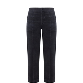 Netta Cropped Straight Leg Trousers