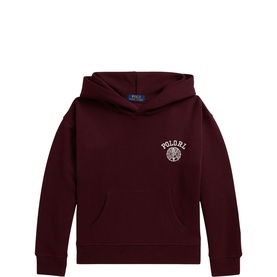 Big Fit Crest Logo Fleece Hoodie
