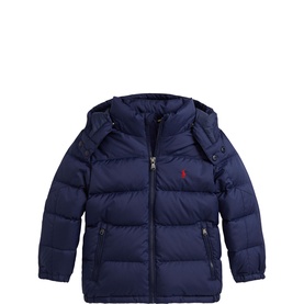 The Gorham Pony Logo Down Hooded Jacket
