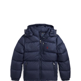 The Gorham Pony Logo Down Hooded Jacket