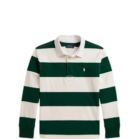 The Iconic Pony Logo Striped Rugby Shirt
