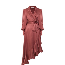 Silk Wrap Dress