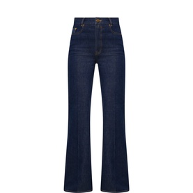 Slim Flared Leg Jeans