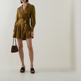 Silk Wrap Dress