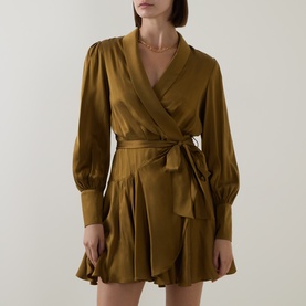 Silk Wrap Dress