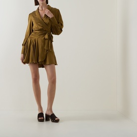 Silk Wrap Dress