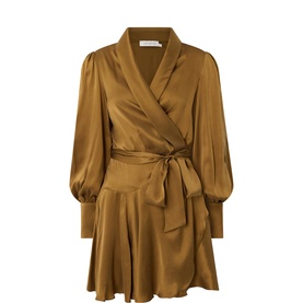 Silk Wrap Dress