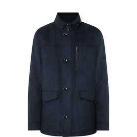 Suede Water-Repellent Blouson Jacket