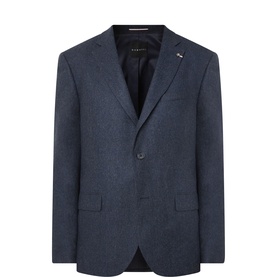 Woven Single-Breasted Blazer