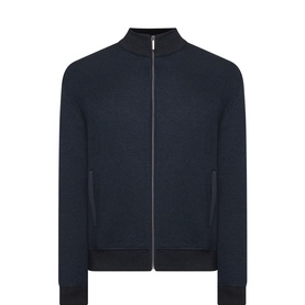 Dogtooth Logo Badge Zip Sweatshirt