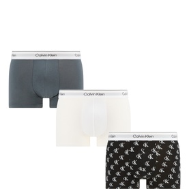 Three-Pack Icon Logo Monogram Boxer Trunks