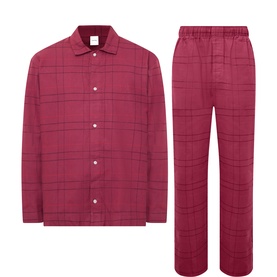 Flannel Check Print Pyjama Set