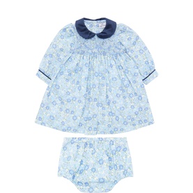 Olivia Floral Dress & Bloomers Set