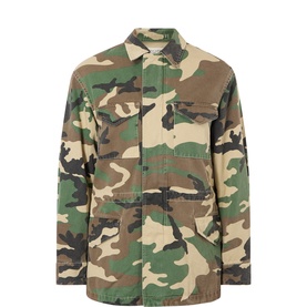 Sacha Camo Print Overshirt