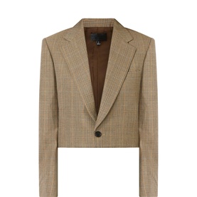 Swan Tonal Check Blazer