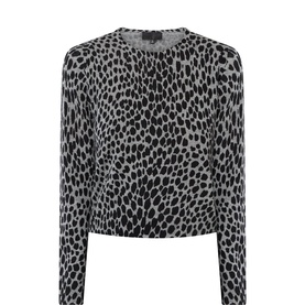 Laevin Leopard Print Sweater