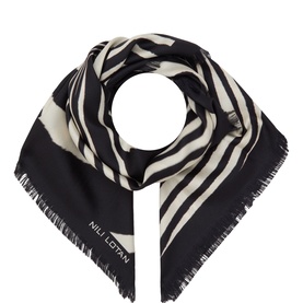 Zebra Silk Twill Scarf