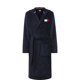 Flag Logo Belted Robe