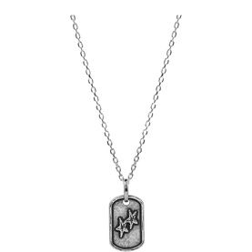 Dog Tag Pendant Chain Necklace