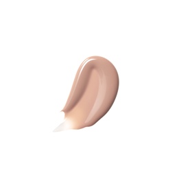 Victoria Beckham Posh Gloss in Bikini, lip gloss texture swatch showing a sheer nude-pink creamy formula