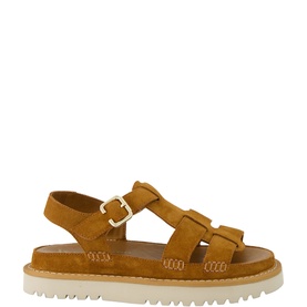 Leather Flat Sandals